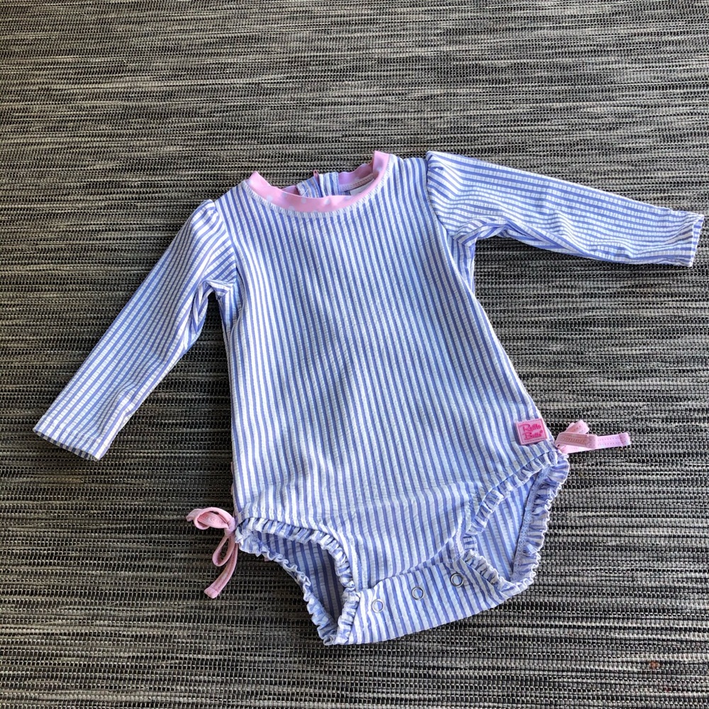 Seersucker Rash Guard Suit